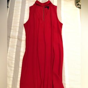 White House Black Market rich coral dress, size 6